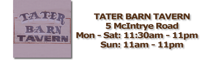 Tater Barn Tavern Info